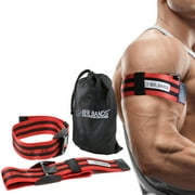 BFR Bands PRO X Blood Flow Restriction Bands - Set of 2 Occlusion Training Straps w/ Pinch-Free Buckle - Arms & Legs Workout for Men and Women, 2 Wide