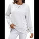 thumbnail image 3 of Sudadera Informal de Cuello Redondo para Mujer, Holgada, Suave y de Larga. XXL, 3 of 10