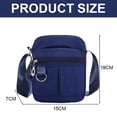 thumbnail image 2 of Leisure nylon bag, handbag, crossbody bag, waterproof women's shoulder bag-Dark Blue, 2 of 5