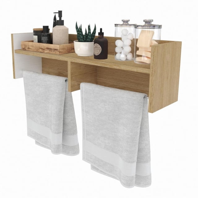 Repisa Akita color Rovere Blanco cafe