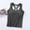 Dark Gray, variant on LYEAA Tank Top with Built in Bra Padded Sleeveless Crew Neck Basic Summer Casual Cropped Undershirt Solid Racerback Beach Pullover Vest Breathable Soft Loungewear Womens Going Out Clothes Black L