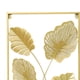 thumbnail image 3 of Decoración de pared moderna, adorno decorativo enmarcado, artesanía abstracta de metal para colgar. 4 hojas, 3 of 8