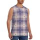 thumbnail image 2 of Balery Heart Check Plaid Camisetas sin mangas para hombre, absorbe la humedad y protege contra el mal olor.-Medium, 2 of 7