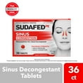 thumbnail image 2 of Sudafed PE Max Strength Non-Drowsy Sinus Decongestant Tablets, 36 Count, 2 of 6