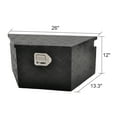thumbnail image 5 of 26 Inch Aluminum Trailer Tongue Tool Box Truck Bed Toolbox Underbody Storage, 5 of 5