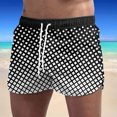 thumbnail image 1 of Swim Trunks Men, Mens and Womens Five-point Quick-drying Drawstring Printing Breathable Sports Surfing Seaside Vacation Beach Trunks Swimming Trunks, 1 of 3