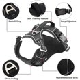 thumbnail image 3 of JFBUJC Dog Harness No Pull for Large Medium Dogs, Adjustable Reflective Harness Lightweight Breathable Pet Vest Harness medium large dog for Walking Training, 3 of 5