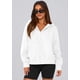 thumbnail image 2 of Sudadera con cremallera PRETTYGARDEN Y2K Blanca Talle M, 2 of 6