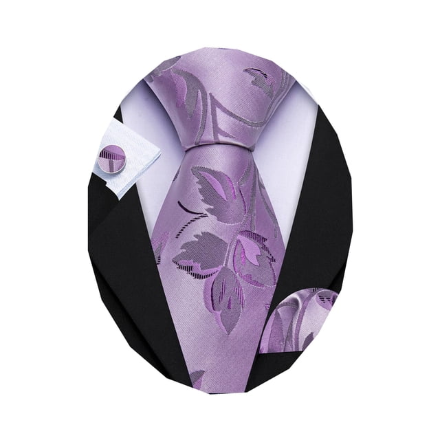Set de corbata Barry.Wang de seda con diseño floral, 150 cm x 8,5 cm