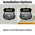 thumbnail image 3 of Julio's Garage I Can Fix Everything But Stupid (2 Pack) 18 inch X 18 inch Shield Shaped Heavy Duty 3.2 mil Vinyl Decals To last, Gift for Dads and Uncles Classic Americana Crafted in, 3 of 6