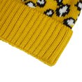 thumbnail image 4 of Coofit Tuque Léopard pour Femmes, Bonnet Doux Épaissi à Pompon, Bonnet Tricoté, Bonnet d'Hiver, 4 of 10