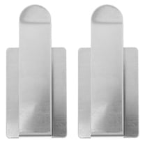 Niceauty Sturdy Stainless Steel Cutting Board Rack for Kitchen Supplies Organization Silver Wall Mounted 1