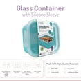 thumbnail image 3 of Meli Glass Bento Box with Silicone Sleeve - 740 ml - blue- 1 unit, 3 of 6