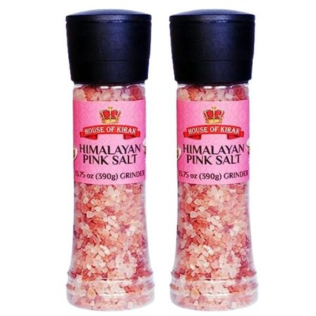 House Of Kiran Himalayan Pink Salt 13.75 Oz Grinder 2 PK