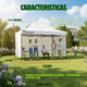 thumbnail image 3 of Carpa 2x3 Blanco Con Pared Inmatmex Ideal Para Negocio Y Jardín, 3 of 10