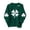 D#Green, variant on St Patricks Day Shirt Women Funny Irish Shamrock Shirt Crewneck Graphic Sweatshirts Long Sleeve Casual Pullover Green Holiday Tops
