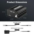 thumbnail image 2 of Neewer 48V Phantom Power Supply - w/XLR Cable for Condenser Mics, 8ft, Music Recording, 2 of 8