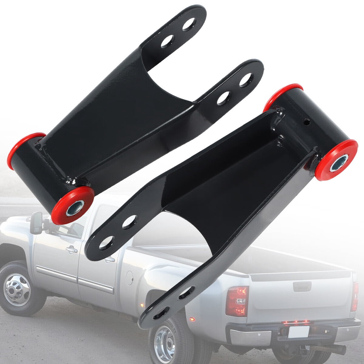 1Pair 2" Rear Drop Shackles Lift Kit Fit for 1988-2018 Chevy Silverado GMC Sierra 1500
