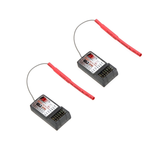 2 Pcs Original FlySky FS-R6B 2.4Ghz 6CH Receptor para FlySky TH9X FS-CT6B FS-T6 Transmisor Tomshoo Accesorios RC