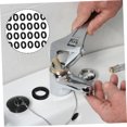 thumbnail image 2 of FONDOTIN Ensemble de 100 Joints Plats Rondelles en Caoutchouc pour Plomberie et Machinerie, 2 of 7