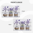 thumbnail image 3 of Lavender Flower Placemats Set of 4 Farmhouse Purple Floral Table Mats Washable Place mats for Home Party Indoor Kitchen Dining Table Decoration 12x18 Inch, 3 of 6