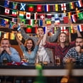 thumbnail image 7 of AYktou 48 Countries World Flag String Flags, 57 Ft Double Sided Bunting Banner, Soccer Bar Club String Banner Garden Street Sports Party Decor, Flag Bunting Garland for Sports Events Birthday Decor, 7 of 7