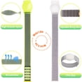 thumbnail image 3 of YUNOVA 2 Pack Kids Wristband for AirTag, Nylon Watch Band GPS Tracker Holder Protective Case Compatible with Apple Air Tag, Adjustable Anti-lost Bracelet for Toddler Baby Children Elders, 3 of 6
