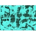 thumbnail image 1 of Ahgly Company Indoor Rectangle Abstract Turquoise Blue Modern Area Rugs, 3' x 5', 1 of 4