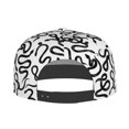thumbnail image 4 of Fotbe Hand Drawn Snake Flat Bill Visor Cap Classic Snapback Hat Polyester Foam Trucker Hat Trucker Cap Adjustable Baseball Cap, 4 of 9
