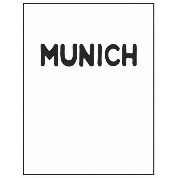 Munich : Black and white Decorative Book - Perfect for Coffee Tables, End Tables, Bookshelves, Interior Design & Home Staging Add Bookish Style to Your Home- Munich (Paperback)