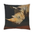 thumbnail image 2 of Ahgly Company Animals Rhinoceros Indoor Throw Pillow, 18 inch by 18 inch, 2 of 6