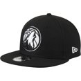 thumbnail image 1 of New Era NBA 9FIFTY Black White Adjustable Snapback Hat Cap One Size Fits All, 1 of 8