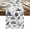 White, variant on Black White Halloween Table Runner Minimalist Horror Skull Vintage Tablerunners 13 x 48 Inch, Table Decorations Tabletop Scarf for Summer Gathering Holiday Farmhouse Kitchen Dining Decor