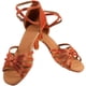 thumbnail image 1 of 1 par de zapatos de tacón alto con tiras anudadas para baile latino para mujer - Talla 41 (dorado), 1 of 8
