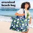 thumbnail image 2 of Fit + Fresh All The Things XL Tote Bag, Travel & Overnight Bag, Blue Floral, 2 of 8