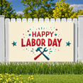 thumbnail image 6 of Decorative Design Labor Day Banner Festive Theme Happy Labor Holiday Display for Celebration Outdoor Event Indoor Party, 6 of 8