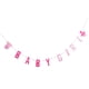 thumbnail image 1 of Burlap Banderín Empavesado Decoración , . Cumpleaños Rosado Colcomx Precioso Bunting Banner, 1 of 8