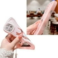 thumbnail image 4 of Pink Wave Edge Cute Cartoon Ice Cream Watermelon Phone Case with Exquisite Bead Bracelet, Shockproof Soft Case for iPhone 11, 4 of 9