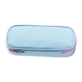 thumbnail image 2 of Clearance! School Pencil Case in Solid Color - Large Pencil Pouch with Inner Compartments, Oxford Fabric for Heavy Use,Light Blue, 2 of 9