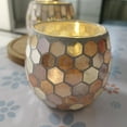thumbnail image 3 of Mosaic Glass Candleholder Household Candlestick Decorative Candle Stand, 3 of 7