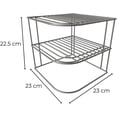 thumbnail image 4 of Esquinero Organizador de Platos 3 Niveles Gris, 4 of 6