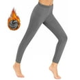 thumbnail image 5 of iHPH7 Fleece Lined Leggings Women Fleece Leggings Fleece Lined Yoga Pants Women Yoga Leggings for Women High Waisted Leggings for Women Warm Leggings for Women Workout Leggings Dark Gray L, 5 of 5