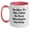 White/Pink, variant on Funny Mixologist Gifts from Friends to Graduation Mixologists, 'Be Nice To Me. I May Be Your Mixologist One Day.' Two Tone Coffee Mug
