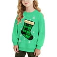 thumbnail image 3 of MKOSPLRT Kids Ugly Christams Sweatshirts 1-15Y Crew Neck Long Sleeve Fleece Lined Pullover Funny Xmas Party Graphic Sweatshirts, 3 of 8