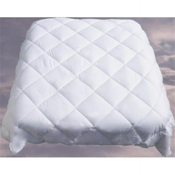 Aloe Vera Twin Size  White Goose Down Alternative Quilt Comforter