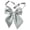 Grey, variant on Pre-Tied Womens Bow Ties, Adjustable Satin Neckties for Ladies, Button-Detachable Bow Tie Set for Work, Parties, Weddings, Accessories