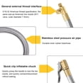 thumbnail image 5 of BrowQuartz Valve Stem Quick Connection Compressor Inflator Extension Bicycle Clamp Flexible Adapter Automobile Cycling Supplies Type 1 60cm, 5 of 6