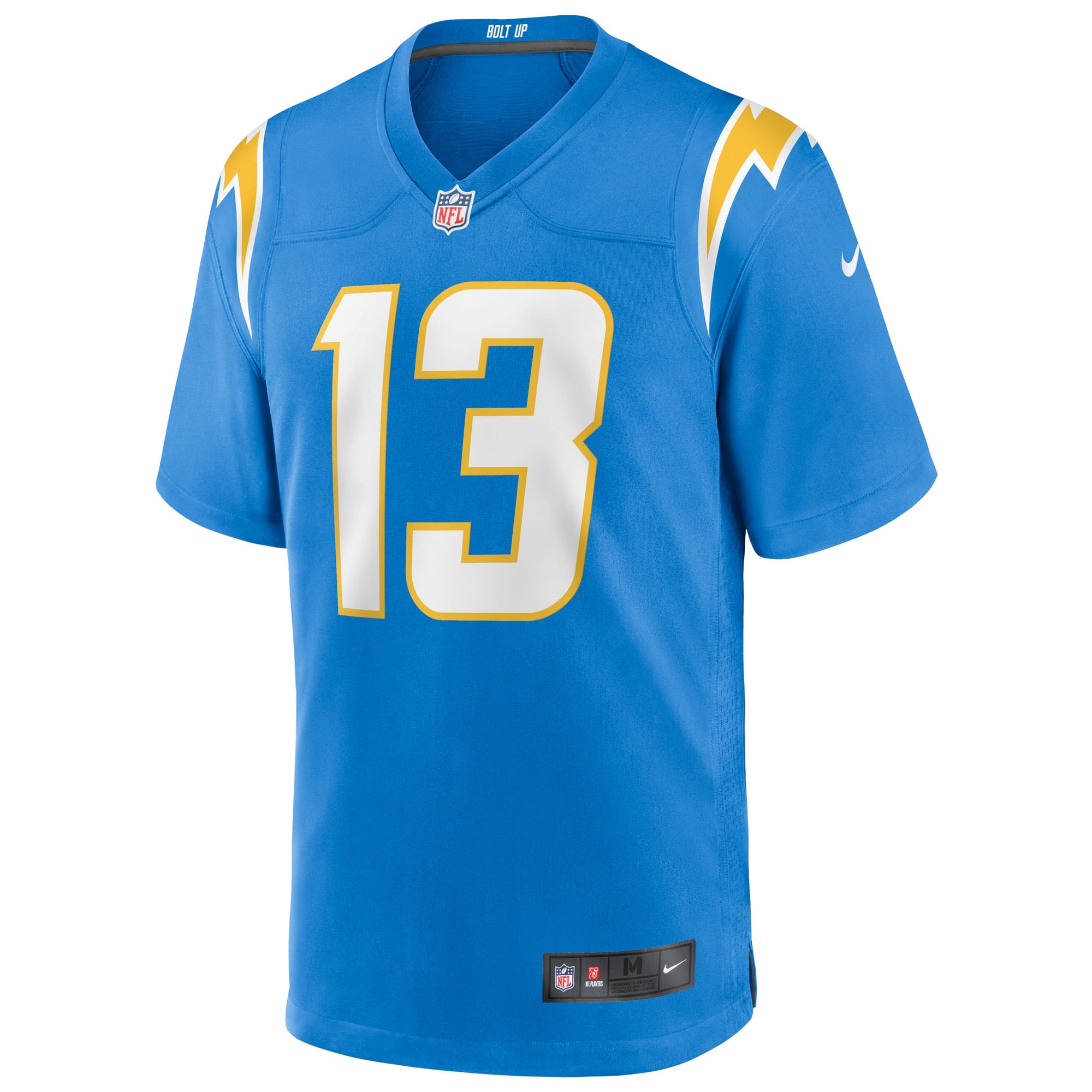 Keenan Allen Men's Nike Powder Blue Los Angeles Chargers Custom Game Jersey Size: Extra Large