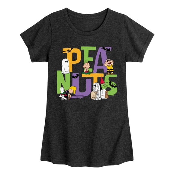 Peanuts - Halloween Fitted Short Sleeve Graphic T-Shirt