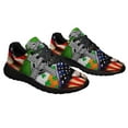 thumbnail image 6 of Irish Celtic Knot Christian Cross Shoes Sneakers for Women Men Black Size 9.5, 6 of 7